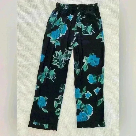 The Kooples 90’s Flower Pants. Blue/black formal. Size 1/small. - Picture 11 of 12